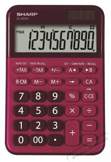 SHARP ELM-335B-RD napelemes asztali sz&aacute;mol&oacute;g&eacute;p Iroda &eacute;s sz&aacute;m&iacute;t&aacute;stechnika - Sz&aacute;mol&oacute;g&eacute;p - Zsebsz&aacute;mol&oacute;g&eacute;p - 508564