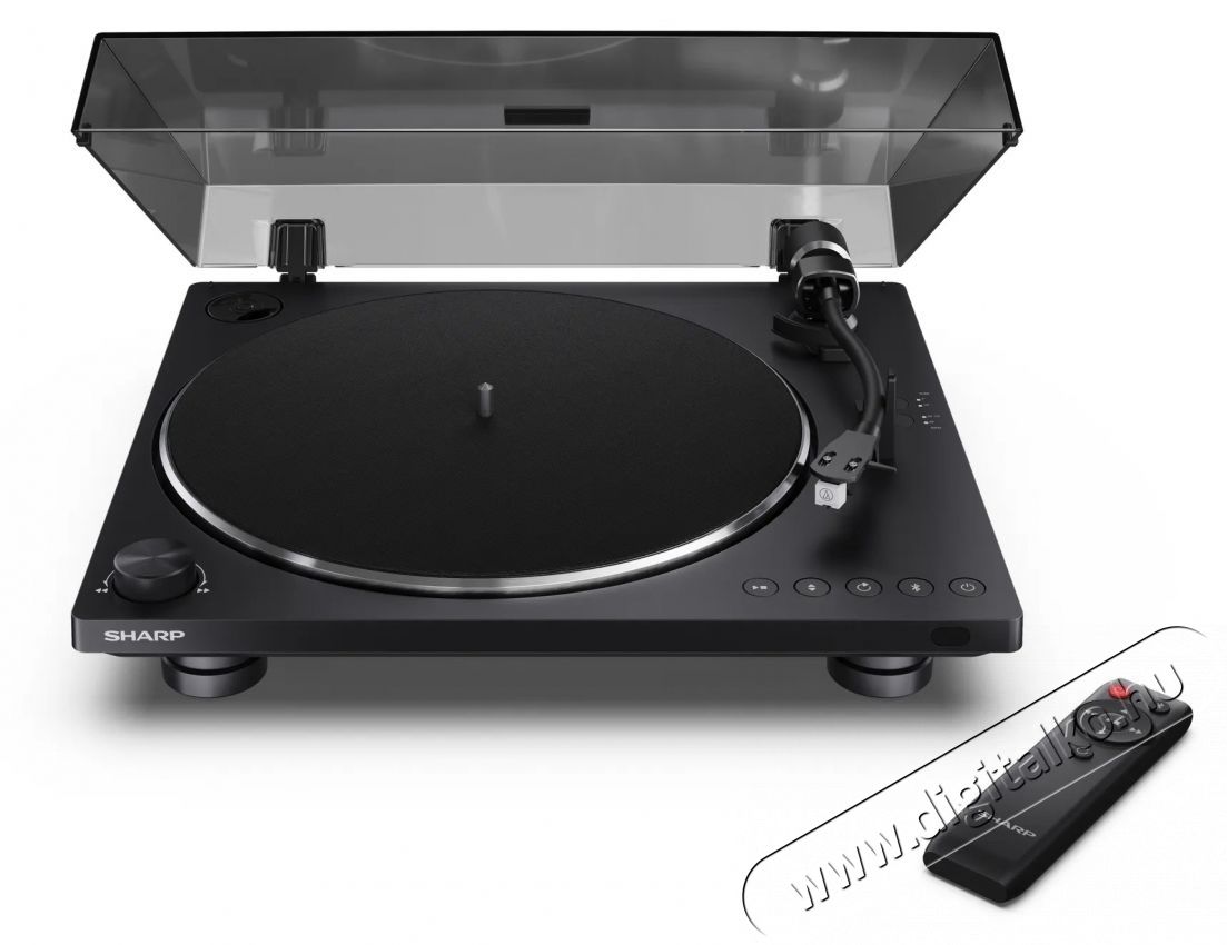 SHARP RP-TT100 Automatikus lemezj&aacute;tsz&oacute; Bluetooth kimenettel fekete Audio-Video / Hifi / Multim&eacute;dia - Bakelit lemezj&aacute;tsz&oacute; - Bakelit lemezj&aacute;tsz&oacute; - 530949