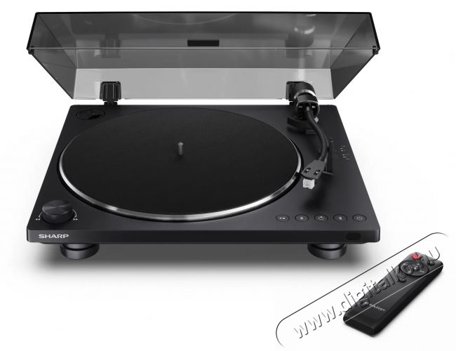 SHARP RP-TT100 Automatikus lemezj&aacute;tsz&oacute; Bluetooth kimenettel fekete Audio-Video / Hifi / Multim&eacute;dia - Bakelit lemezj&aacute;tsz&oacute; - Bakelit lemezj&aacute;tsz&oacute; - 530949