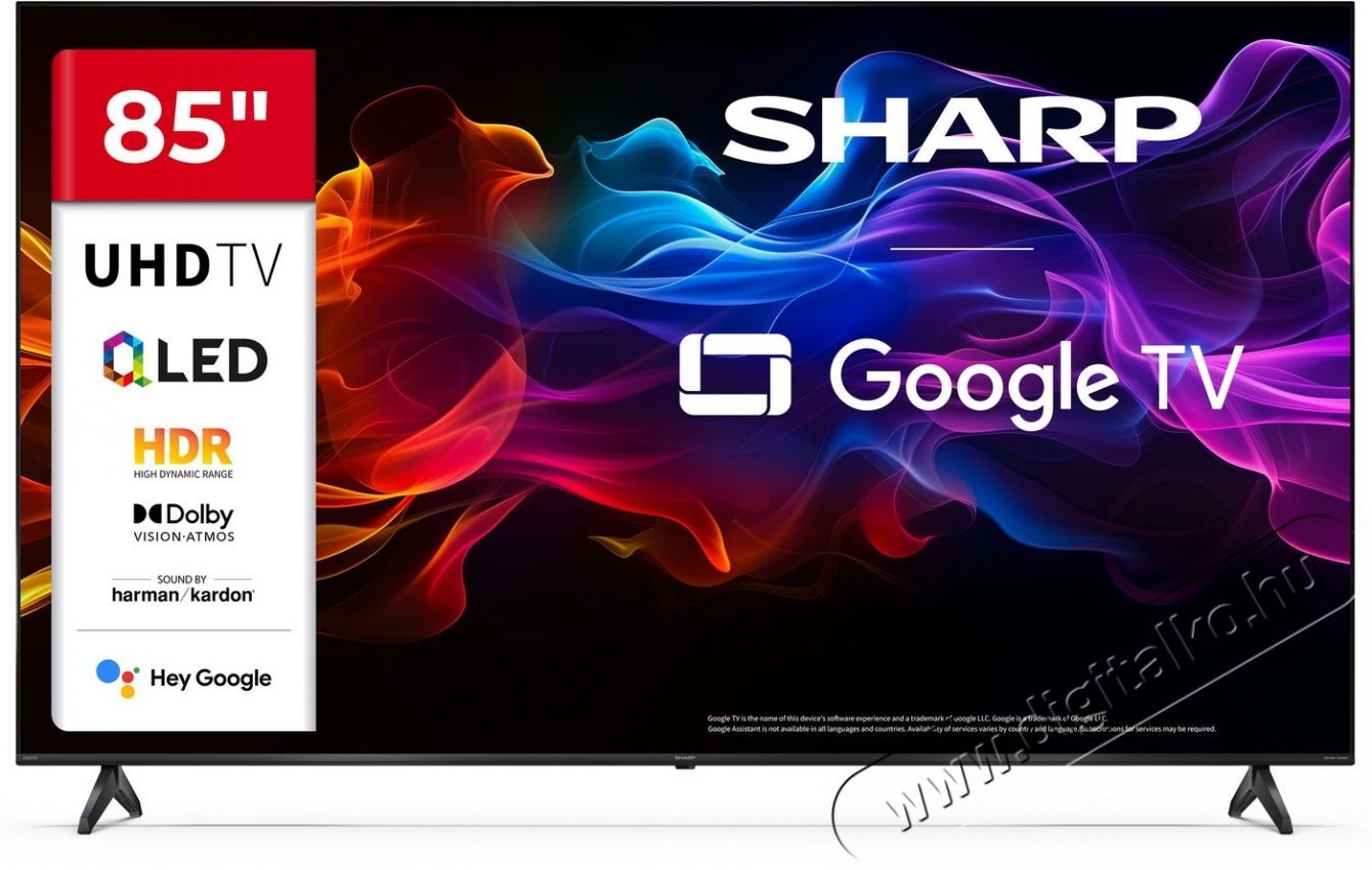 SHARP 85HP5265E 215cm-es 4K Ultra HD QLED Google TV Telev&iacute;zi&oacute;k - LED telev&iacute;zi&oacute; - UHD 4K felbont&aacute;s&uacute; - 531444