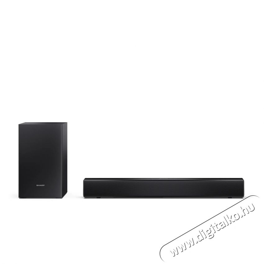 SHARP HT-SBW121 2.1 hangprojektor vezet&eacute;k n&eacute;lk&uuml;li m&eacute;lynyom&oacute;val fekete Audio-Video / Hifi / Multim&eacute;dia - Hangprojektor / soundbar - M&eacute;lyl&aacute;d&aacute;val - 531494