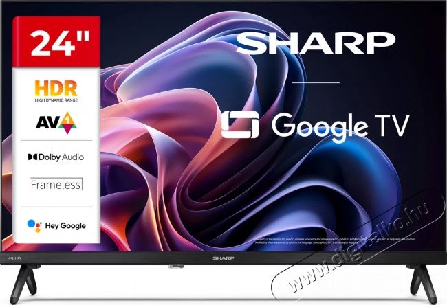 SHARP 24HF2265E 60cm-es HD Ready LED Google TV Telev&iacute;zi&oacute;k - LED telev&iacute;zi&oacute; - 720p HD Ready felbont&aacute;s&uacute; - 530954