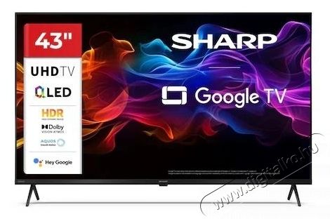 SHARP 43HP5265E 108cm-es 4K Ultra HD QLED Google TV Telev&iacute;zi&oacute;k - LED telev&iacute;zi&oacute; - UHD 4K felbont&aacute;s&uacute; - 530959