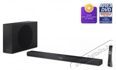SHARP HT-SBW320 2.1 Dolby Atmos   DTS X hangprojektor vezet&eacute;k n&eacute;lk&uuml;li m&eacute;lynyom&oacute;val fekete Audio-Video / Hifi / Multim&eacute;dia - Hangprojektor / soundbar - M&eacute;lyl&aacute;d&aacute;val - 530968