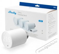 SHELLY Blu TRV Radi&aacute;tor termoszelep k&eacute;szlet, 3 db H&aacute;ztart&aacute;s / Otthon / K&uuml;lt&eacute;r - Okos otthon - Termoszt&aacute;t - 508208