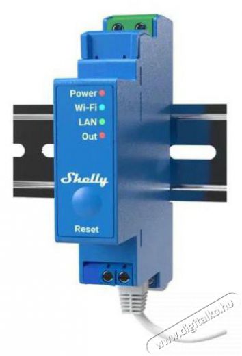 SHELLY Pro 1, kapcsol&oacute;modul DIN-s&iacute;nre, WiFi, LAN &Uacute;jdons&aacute;gok - &Uacute;j term&eacute;kek - 521483