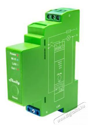 SHELLY Pro f&eacute;nyerőszab&aacute;lyz&oacute; DIN s&iacute;nre szerelhető, WiFi, LAN &Uacute;jdons&aacute;gok - &Uacute;j term&eacute;kek - 521490