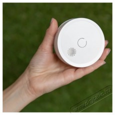 SHELLY Smoke Plus, f&uuml;st&eacute;rz&eacute;kelő, WiFi, BT (elem n&eacute;lk&uuml;l - CR123A) H&aacute;ztart&aacute;s / Otthon / K&uuml;lt&eacute;r - Biztons&aacute;gtechnika - F&uuml;st- &eacute;s sz&eacute;n-monoxid &eacute;rz&eacute;kelő - 519744