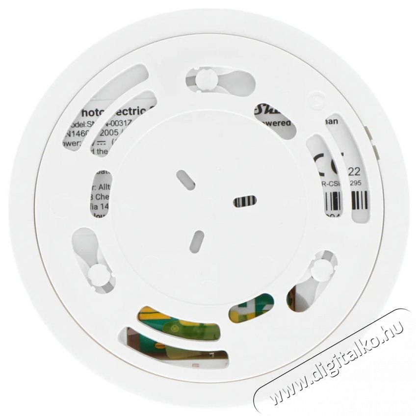 SHELLY Smoke Plus, f&uuml;st&eacute;rz&eacute;kelő, WiFi, BT (elem n&eacute;lk&uuml;l - CR123A) H&aacute;ztart&aacute;s / Otthon / K&uuml;lt&eacute;r - Biztons&aacute;gtechnika - F&uuml;st- &eacute;s sz&eacute;n-monoxid &eacute;rz&eacute;kelő - 519744