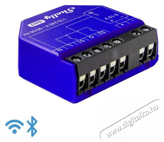 SHELLY Gen3 0-10 V, WiFi H&aacute;ztart&aacute;s / Otthon / K&uuml;lt&eacute;r - Okos otthon - Kieg&eacute;sz&iacute;tő - 521460