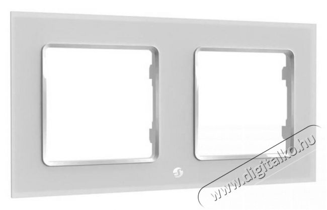 SHELLY Dupla keret WS kapcsol&oacute;hoz, feh&eacute;r H&aacute;ztart&aacute;s / Otthon / K&uuml;lt&eacute;r - Okos otthon - Kieg&eacute;sz&iacute;tő - 521445