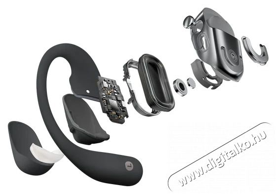 Shokz OpenFit 2 Plus True Wireless Bluetooth fekete f&uuml;lhallgat&oacute; Audio-Video / Hifi / Multim&eacute;dia - F&uuml;l &eacute;s Fejhallgat&oacute;k - F&uuml;lhallgat&oacute; - 506205