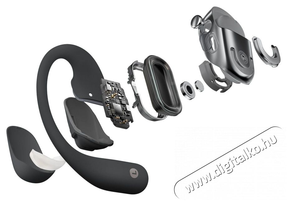Shokz OpenFit 2 True Wireless Bluetooth fekete f&uuml;lhallgat&oacute; Audio-Video / Hifi / Multim&eacute;dia - F&uuml;l &eacute;s Fejhallgat&oacute;k - F&uuml;lhallgat&oacute; - 506203