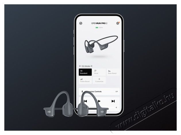 Shokz OpenRun Pro2 Mini Pr&eacute;mium csontvezet&eacute;ses Bluetooth fekete Open-Ear sport fejhallgat&oacute; Audio-Video / Hifi / Multim&eacute;dia - F&uuml;l &eacute;s Fejhallgat&oacute;k - Fejhallgat&oacute; - 507678