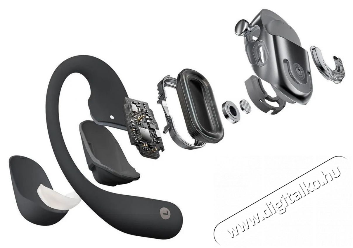 Shokz OpenFit 2+, fekete Audio-Video / Hifi / Multim&eacute;dia - F&uuml;l &eacute;s Fejhallgat&oacute;k - F&uuml;lhallgat&oacute; - 510229