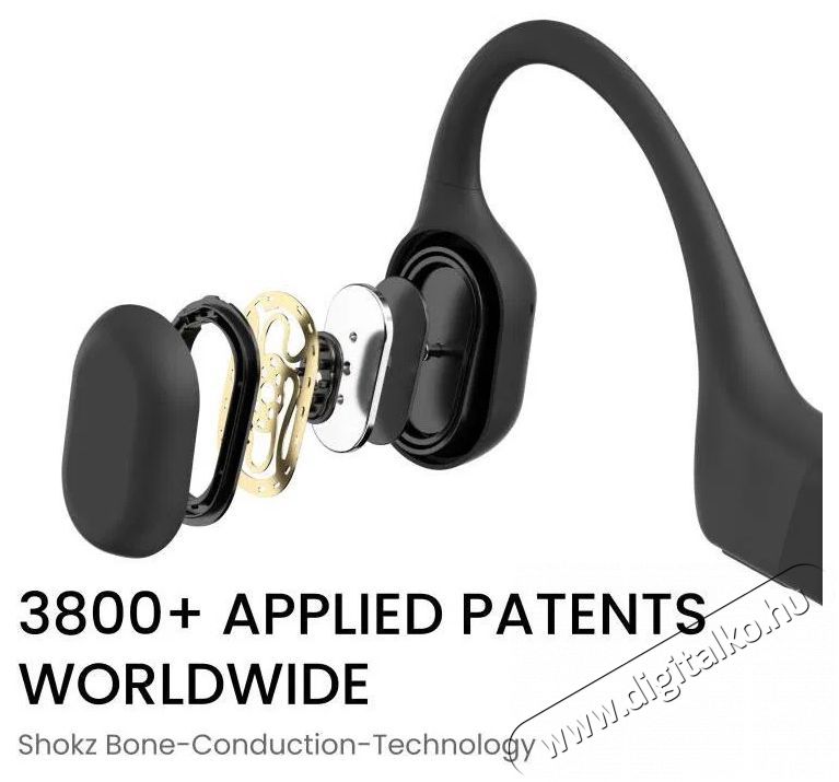Shokz OpenRun Mini USB-C - fekete Audio-Video / Hifi / Multim&eacute;dia - F&uuml;l &eacute;s Fejhallgat&oacute;k - F&uuml;lhallgat&oacute; - 510226