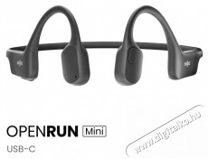 Shokz OpenRun Mini USB-C - fekete Audio-Video / Hifi / Multim&eacute;dia - F&uuml;l &eacute;s Fejhallgat&oacute;k - F&uuml;lhallgat&oacute; - 510226