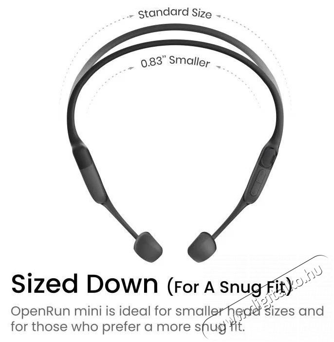 Shokz OpenRun Mini USB-C - fekete Audio-Video / Hifi / Multim&eacute;dia - F&uuml;l &eacute;s Fejhallgat&oacute;k - F&uuml;lhallgat&oacute; - 510226