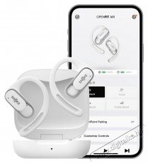 Shokz OpenFit Air. True Wireless Bluetooth feh&eacute;r sport f&uuml;lhallgat&oacute; Audio-Video / Hifi / Multim&eacute;dia - F&uuml;l &eacute;s Fejhallgat&oacute;k - F&uuml;lhallgat&oacute; - 499980