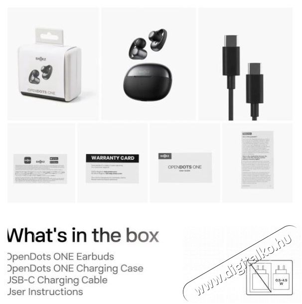 Shokz OpenDots ONE, fekete Audio-Video / Hifi / Multim&eacute;dia - F&uuml;l &eacute;s Fejhallgat&oacute;k - F&uuml;lhallgat&oacute; - 525969