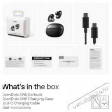 Shokz OpenDots ONE, fekete Audio-Video / Hifi / Multim&eacute;dia - F&uuml;l &eacute;s Fejhallgat&oacute;k - F&uuml;lhallgat&oacute; - 525969