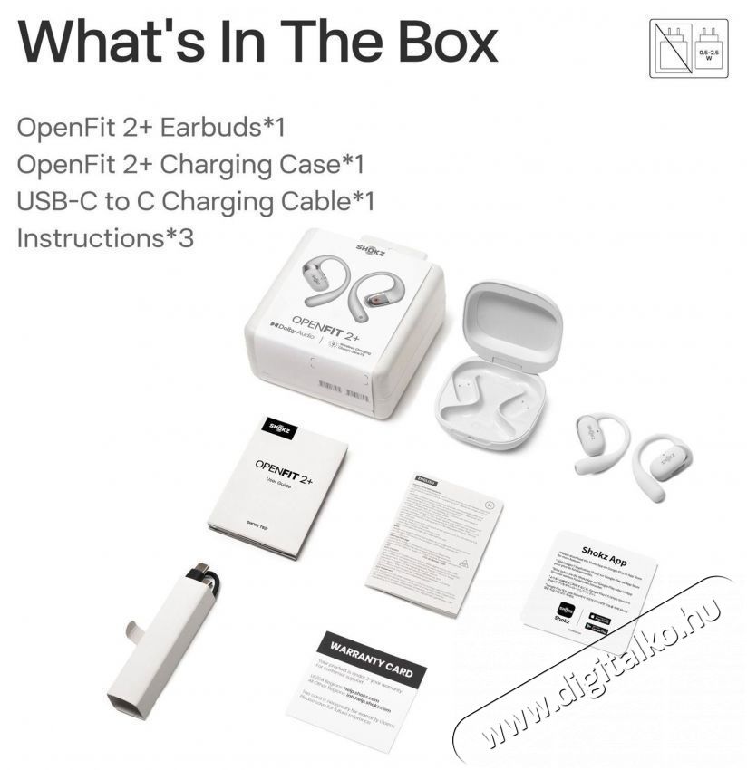 Shokz OpenFit 2+, sz&uuml;rke Audio-Video / Hifi / Multim&eacute;dia - F&uuml;l &eacute;s Fejhallgat&oacute;k - F&uuml;lhallgat&oacute; - 519154