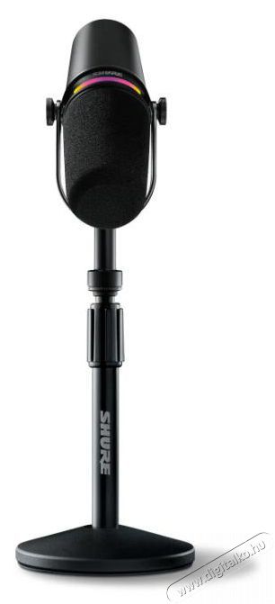 Shure MV7+ black + STAND Fot&oacute;-Vide&oacute; kieg&eacute;sz&iacute;tők - Mikrofon - &Eacute;nek &eacute;s hangszer mikrofon - 525975