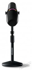 Shure MV7+ black + STAND Fot&oacute;-Vide&oacute; kieg&eacute;sz&iacute;tők - Mikrofon - &Eacute;nek &eacute;s hangszer mikrofon - 525975
