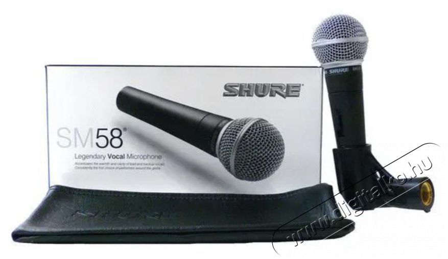 Shure SM58-LCE Fot&oacute;-Vide&oacute; kieg&eacute;sz&iacute;tők - Mikrofon - &Eacute;nek &eacute;s hangszer mikrofon - 525977