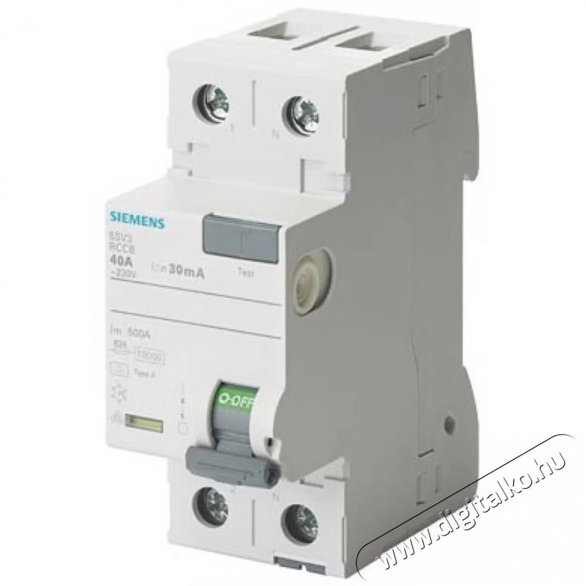 Siemens 5SV3312-6 &Aacute;VK A 25/2 30MA 2 MODUL v&eacute;dőkapcsol&oacute; H&aacute;ztart&aacute;s / Otthon / K&uuml;lt&eacute;r - Szersz&aacute;m - &Aacute;ramfejlesztő - 388998