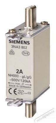 Siemens 3NA3805 500V 000 16A gG NH-biztos&iacute;t&eacute;k H&aacute;ztart&aacute;s / Otthon / K&uuml;lt&eacute;r - Biztons&aacute;gtechnika - Kieg&eacute;sz&iacute;tő - 388580