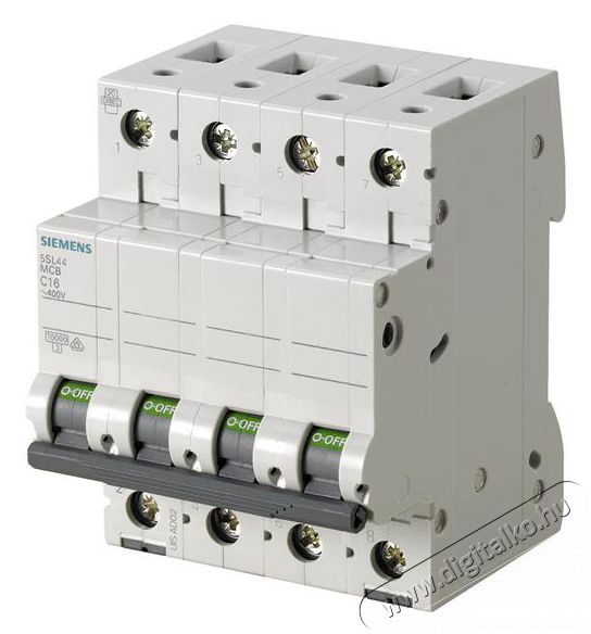 Siemens 5SY8425-7 4P, C25A, 25KA kismegszak&iacute;t&oacute; H&aacute;ztart&aacute;s / Otthon / K&uuml;lt&eacute;r - Vil&aacute;g&iacute;t&aacute;s / elektromoss&aacute;g - H&aacute;l&oacute;zati eloszt&oacute; / hosszabb&iacute;t&oacute; / adapter - 477886