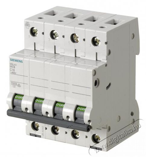 Siemens 5SY8425-7 4P, C25A, 25KA kismegszak&iacute;t&oacute; H&aacute;ztart&aacute;s / Otthon / K&uuml;lt&eacute;r - Vil&aacute;g&iacute;t&aacute;s / elektromoss&aacute;g - H&aacute;l&oacute;zati eloszt&oacute; / hosszabb&iacute;t&oacute; / adapter - 477886