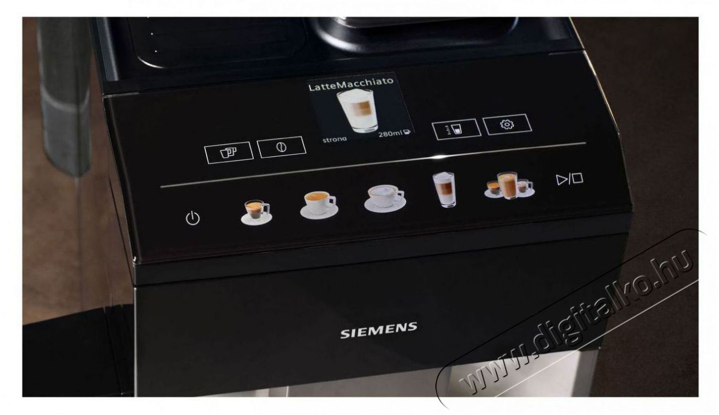 Siemens TQ513R01 fekete automata k&aacute;v&eacute;főző Konyhai term&eacute;kek - K&aacute;v&eacute;főző / k&aacute;v&eacute;&ouml;rlő / kieg&eacute;sz&iacute;tő - Automata k&aacute;v&eacute;főző - 502021
