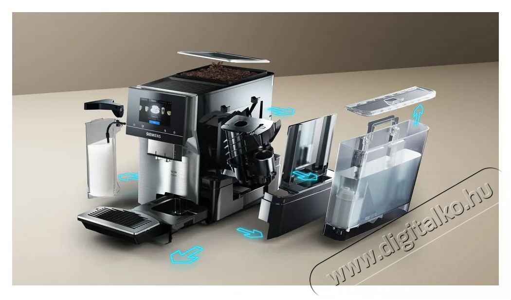 Siemens TQ717R03 fekete automata k&aacute;v&eacute;főző Konyhai term&eacute;kek - K&aacute;v&eacute;főző / k&aacute;v&eacute;&ouml;rlő / kieg&eacute;sz&iacute;tő - Automata k&aacute;v&eacute;főző - 502022