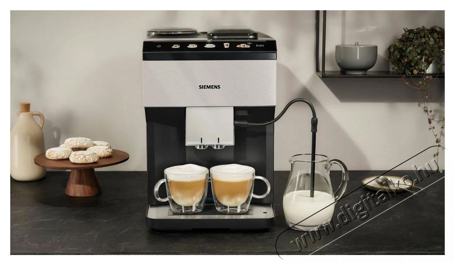 Siemens TP516RX3 EQ500 classic Konyhai term&eacute;kek - K&aacute;v&eacute;főző / k&aacute;v&eacute;&ouml;rlő / kieg&eacute;sz&iacute;tő - Automata k&aacute;v&eacute;főző - 512851