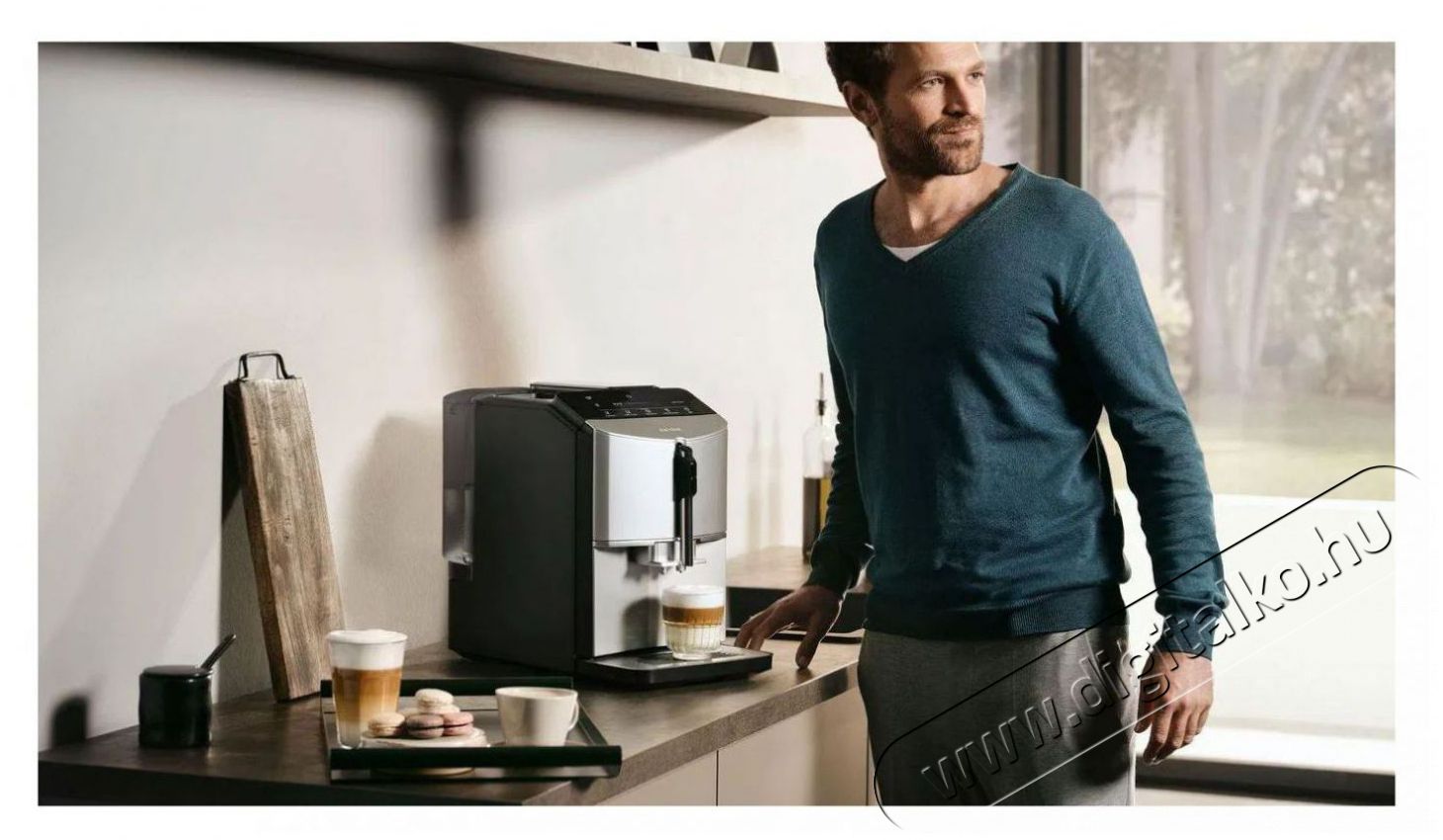 Siemens TF303E01 Konyhai term&eacute;kek - K&aacute;v&eacute;főző / k&aacute;v&eacute;&ouml;rlő / kieg&eacute;sz&iacute;tő - Automata k&aacute;v&eacute;főző - 512844