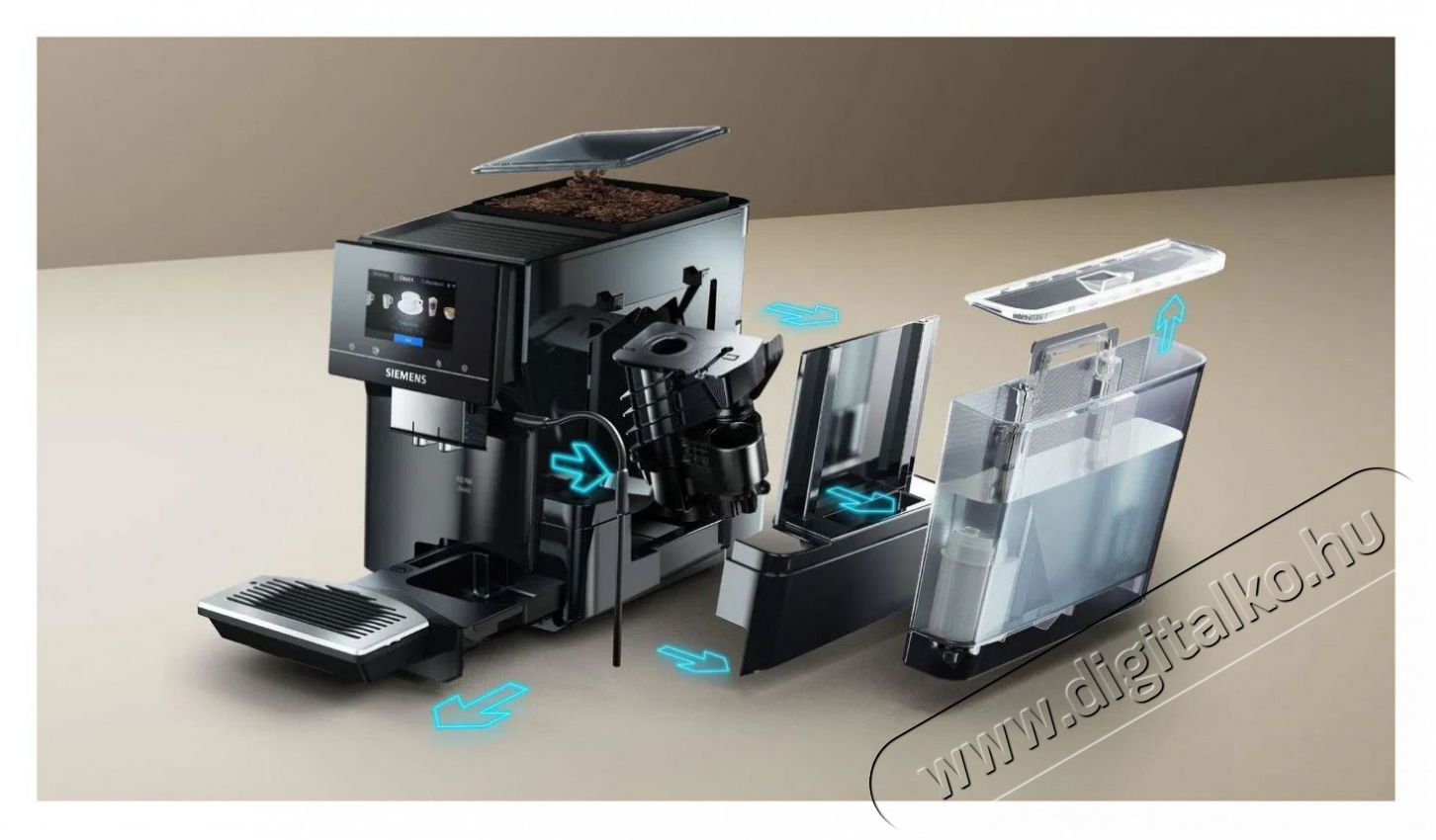 Siemens TP713R09 Konyhai term&eacute;kek - K&aacute;v&eacute;főző / k&aacute;v&eacute;&ouml;rlő / kieg&eacute;sz&iacute;tő - Automata k&aacute;v&eacute;főző - 512840