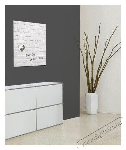 SIGEL Artverum &Uuml;vegt&aacute;bla, feh&eacute;r kő hat&aacute;s&uacute;, 480&times;480&times;15 mm Iroda &eacute;s sz&aacute;m&iacute;t&aacute;stechnika - Egy&eacute;b sz&aacute;m&iacute;t&aacute;stechnikai term&eacute;k - 518448