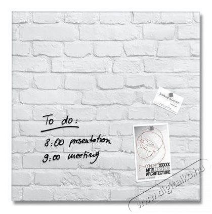 SIGEL Artverum &Uuml;vegt&aacute;bla, feh&eacute;r kő hat&aacute;s&uacute;, 480&times;480&times;15 mm Iroda &eacute;s sz&aacute;m&iacute;t&aacute;stechnika - Egy&eacute;b sz&aacute;m&iacute;t&aacute;stechnikai term&eacute;k - 518448