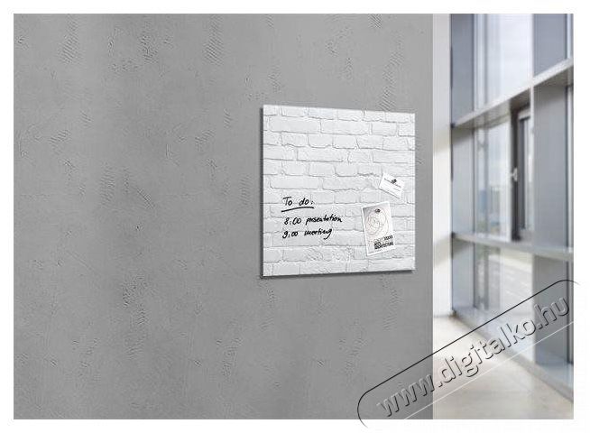 SIGEL Artverum &Uuml;vegt&aacute;bla, feh&eacute;r kő hat&aacute;s&uacute;, 480&times;480&times;15 mm Iroda &eacute;s sz&aacute;m&iacute;t&aacute;stechnika - Egy&eacute;b sz&aacute;m&iacute;t&aacute;stechnikai term&eacute;k - 518448