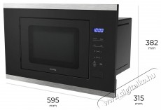 Siguro MO-B150B Cook mikrohull&aacute;m&uacute; s&uuml;tő Konyhai term&eacute;kek - Mikrohull&aacute;m&uacute; s&uuml;tő - Mikrohull&aacute;m&uacute; s&uuml;tő (be&eacute;p&iacute;thető) - 494846