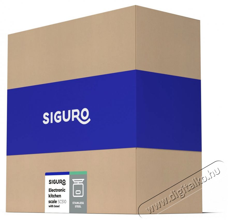 Siguro SC510SS digit&aacute;lis rozsdamentes ac&eacute;l t&aacute;llal Konyhai m&eacute;rleg Konyhai term&eacute;kek - Konyhai m&eacute;rleg - 500701