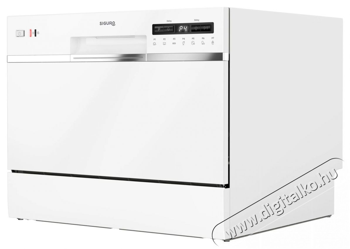 Siguro SGR-DW-T501W Efficlean Mosogat&oacute;g&eacute;p Konyhai term&eacute;kek - Mosogat&oacute;g&eacute;p - Norm&aacute;l (60cm) szabadon&aacute;ll&oacute; mosogat&oacute;g&eacute;p - 500784