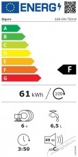Siguro SGR-DW-T501W Efficlean Mosogat&oacute;g&eacute;p Konyhai term&eacute;kek - Mosogat&oacute;g&eacute;p - Norm&aacute;l (60cm) szabadon&aacute;ll&oacute; mosogat&oacute;g&eacute;p - 500784