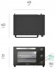 Siguro CO-E280B Perfect Roast & Grill Compact Konyhai term&eacute;kek - S&uuml;tő-főzőlap, tűzhely (szabadon&aacute;ll&oacute;) - Mini s&uuml;tő / mini grill / mini konyha - 504557
