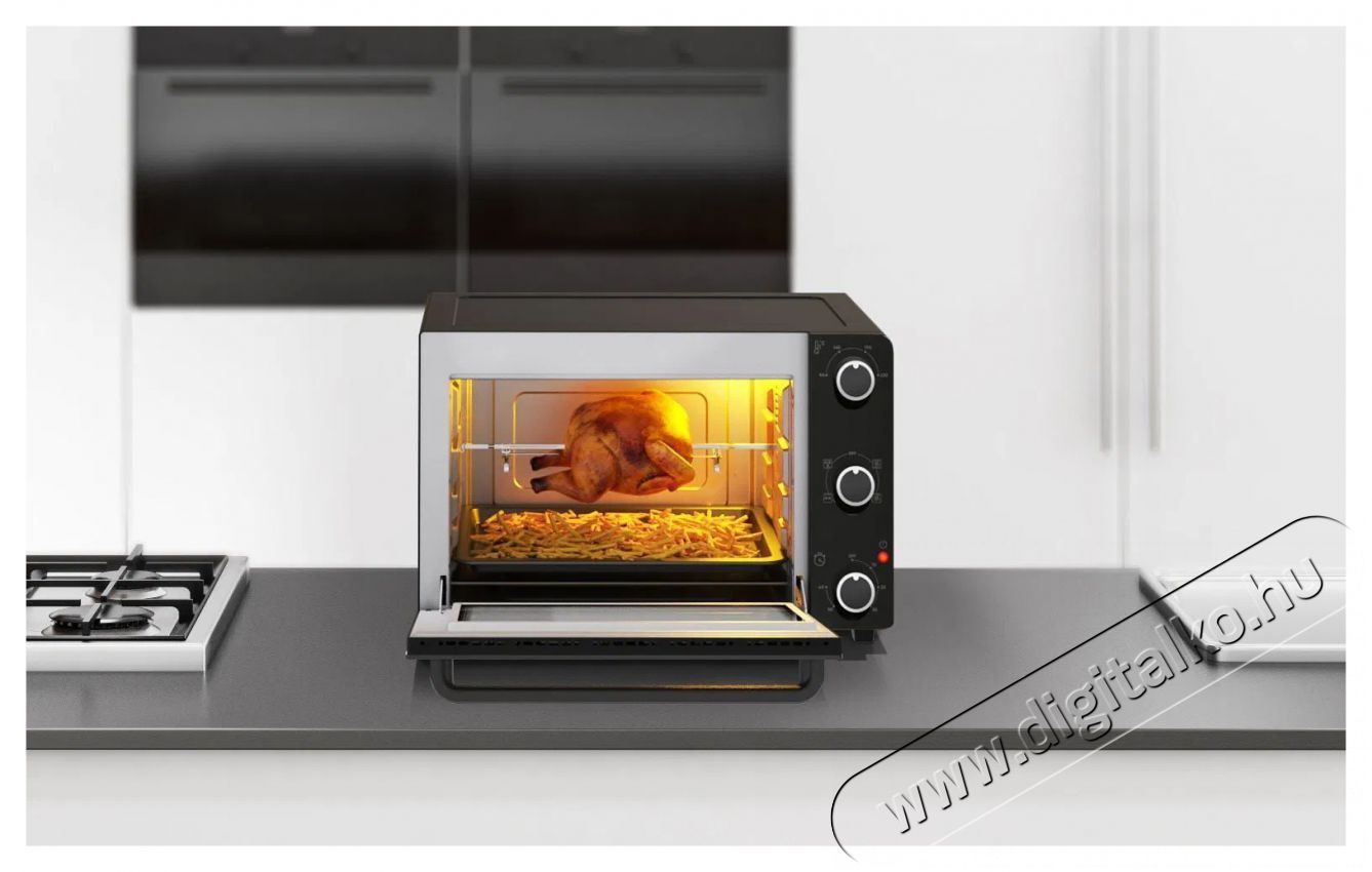Siguro CO-E280B Perfect Roast & Grill Compact Konyhai term&eacute;kek - S&uuml;tő-főzőlap, tűzhely (szabadon&aacute;ll&oacute;) - Mini s&uuml;tő / mini grill / mini konyha - 504557