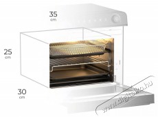 Siguro CO-L208B Air Fry Roast Premium Konyhai term&eacute;kek - S&uuml;tő-főzőlap, tűzhely (szabadon&aacute;ll&oacute;) - Mini s&uuml;tő / mini grill / mini konyha - 504558