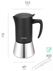 Siguro Elite Brew kotyog&oacute;s k&aacute;v&eacute;főző, 300 ml, 6 cs&eacute;sze Konyhai term&eacute;kek - K&aacute;v&eacute;főző / k&aacute;v&eacute;&ouml;rlő / kieg&eacute;sz&iacute;tő - Kotyog&oacute; k&aacute;v&eacute;főző - 504564