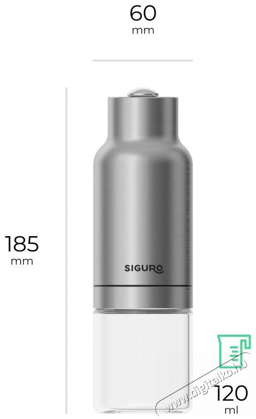 Siguro Gravity Bors- &eacute;s s&oacute;dar&aacute;l&oacute; Konyhai term&eacute;kek - Konyhai eszk&ouml;z - S&oacute; &eacute;s bors &ouml;rlő - 504567